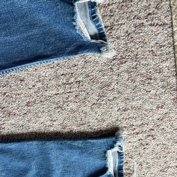 MOTHER SUPERIOR Denim The Flirt Jeans Cold Feet Wash Size 28 Distressed - Picture 11 of 14